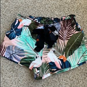 ZARA tropical shorts